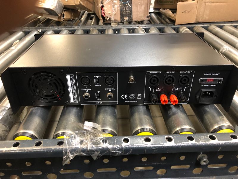 Photo 5 of 2-Channel Bluetooth Power Amplifier - 2000W Bridgeable Rack Mount Pro Audio Sound Wireless Home Stereo Receiver w/TRS XLR Input