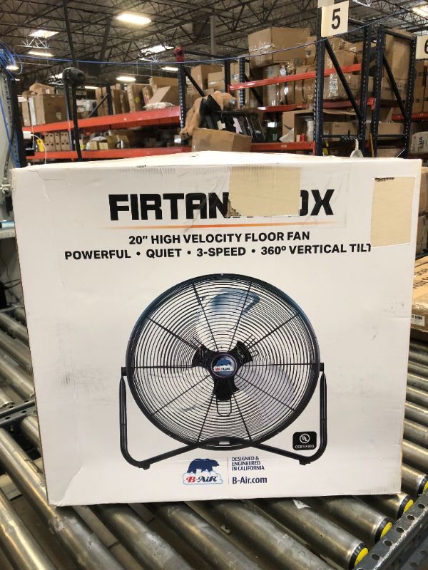 Photo 2 of B-Air Firtana-20X Multipurpose High Velocity Fan - 20 inch Floor Fan
