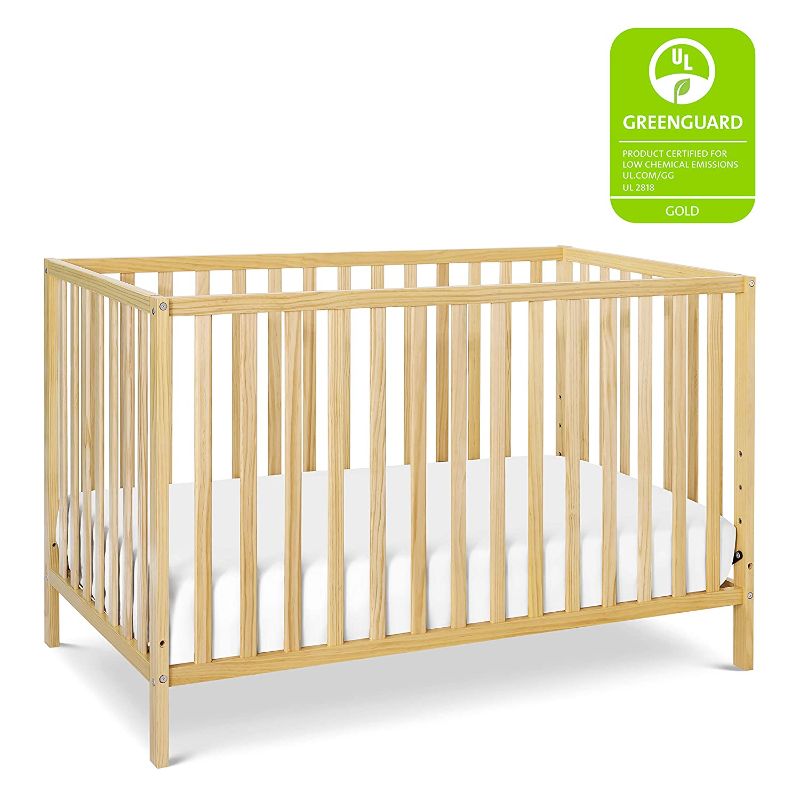 Photo 1 of DaVinci Union 4-in-1 Convertible Crib in Natural, Greenguard Gold Certified, 1 Count (Pack of 1)
