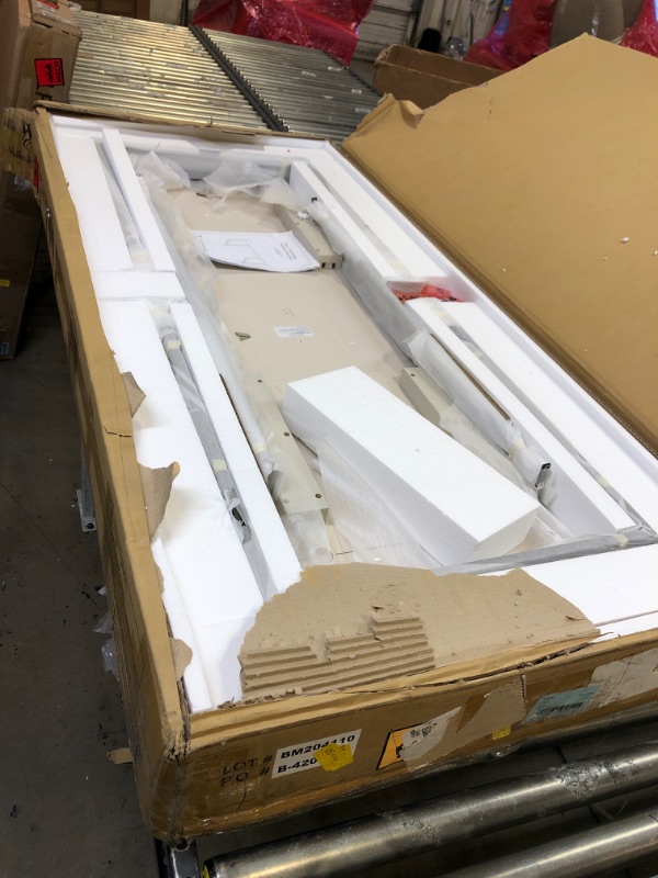 Photo 1 of 72" Weber Drop Leaf Dining Table, White/Cream