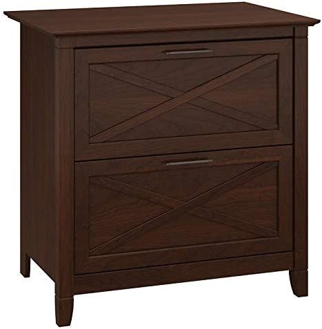Photo 1 of Bush Furniture Key West 2 Drawer Lateral File Cabinet in Bing Cherry
