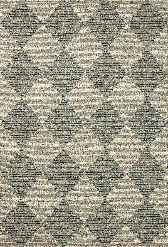Photo 1 of Chris Loves Julia x Loloi Francis Collection FRA-01 Spa / Granite, Contemporary 2'-0" x 5'-0" Accent Rug
