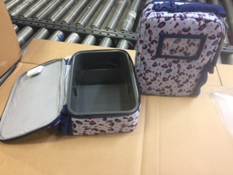 Photo 2 of 2 pack Fulton Bag Co. Upright Lunch Bag - Pop Leopard
