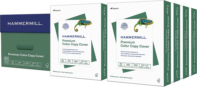 Photo 1 of Hammermill Premium Color Copy Cover Paper 80 120023-44