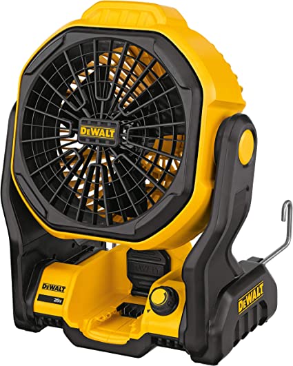 Photo 1 of 20-Volt MAX Jobsite Fan with 20-Volt MAX Compact Lithium-Ion 4.0Ah Battery-Pack and 12-Volt to 20-Volt MAX Charger
