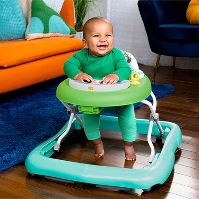 Photo 1 of Bright Starts Tiny Trek 2-in-1 Baby Activity Walker - Jungle Vines

