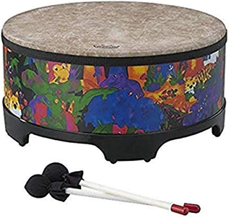 Photo 1 of Remo KD-5816-01 Kids Percussion Gathering Drum - Fabric Rain Forest, 16"
