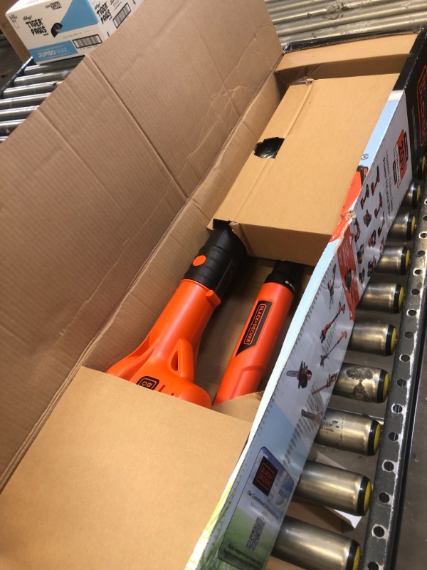 Photo 1 of Black+decker Lcc222 20V Max* Lithium 10 inch String Trimmer & Hard Surface Sweeper + 2 Battery Combo Kit