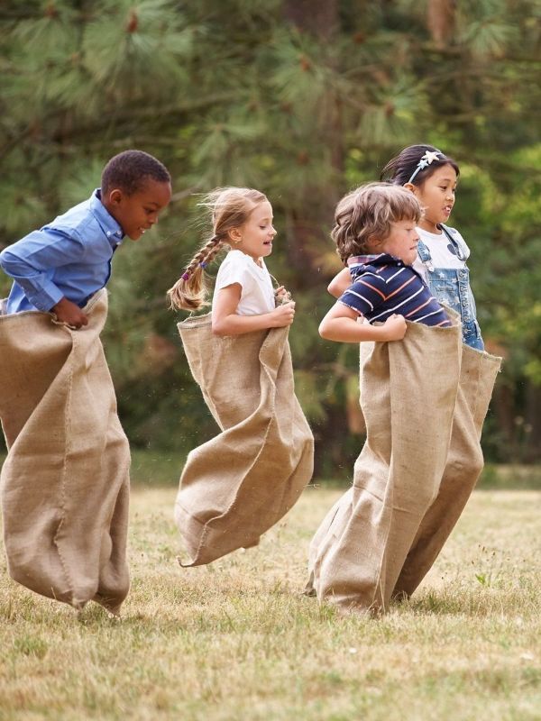 Photo 1 of 4pcs Outdoor Lawn Games; Potato Sack Race Bags 