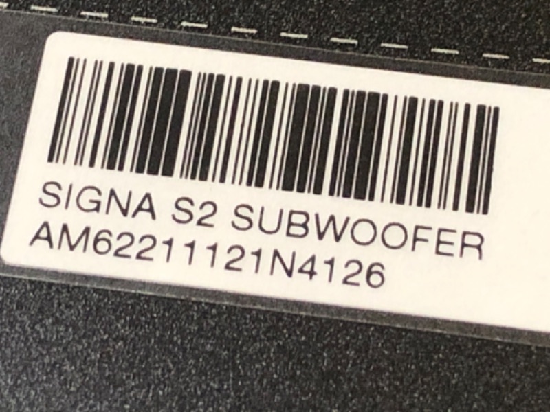 Photo 2 of Polk Audio Signa S2 Ultra-Slim TV Sound Bar with Wireless Subwoofer | Works with 4K & HD TVs | Bluetooth Enabled - Black---new item 