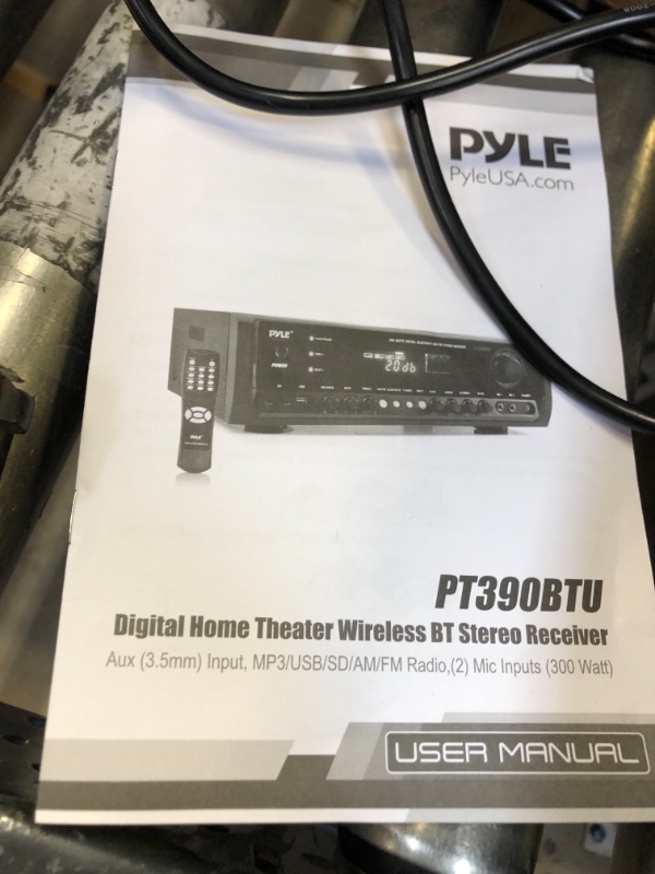 Photo 4 of Pyle Digital Home Theater Bluetooth Stereo Receiver 
