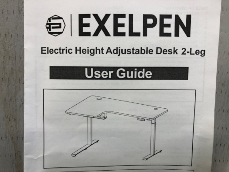 Photo 7 of Exelpen Electric Standing Desk Frame 2 Legs 