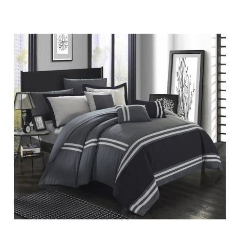 Photo 1 of chic home zarah 10-piece oversized bedding set
