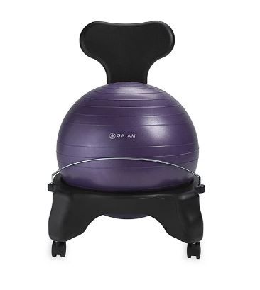 Photo 1 of Gaiam Classic Balance Ball Chair -- Tear in yoga ball, needs repair / Sell for Parts
