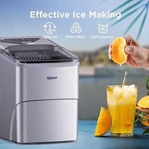 Photo 1 of  Silonn Ice Makers Countertop 9 Cubes Ready in 6 Mins 26lbs in 24Hrs  
