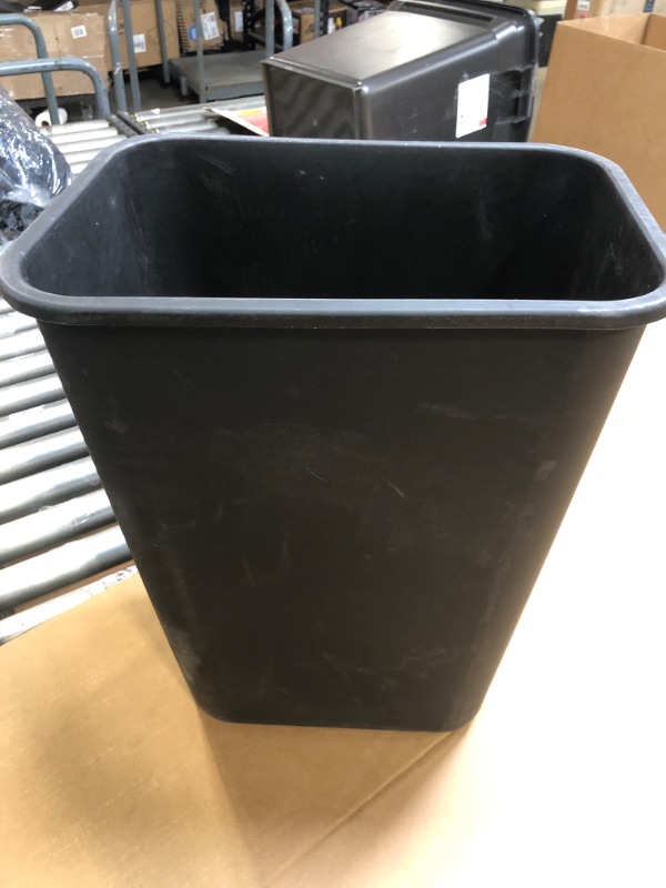 Photo 1 of  Wastebasket Black Trash Can 
