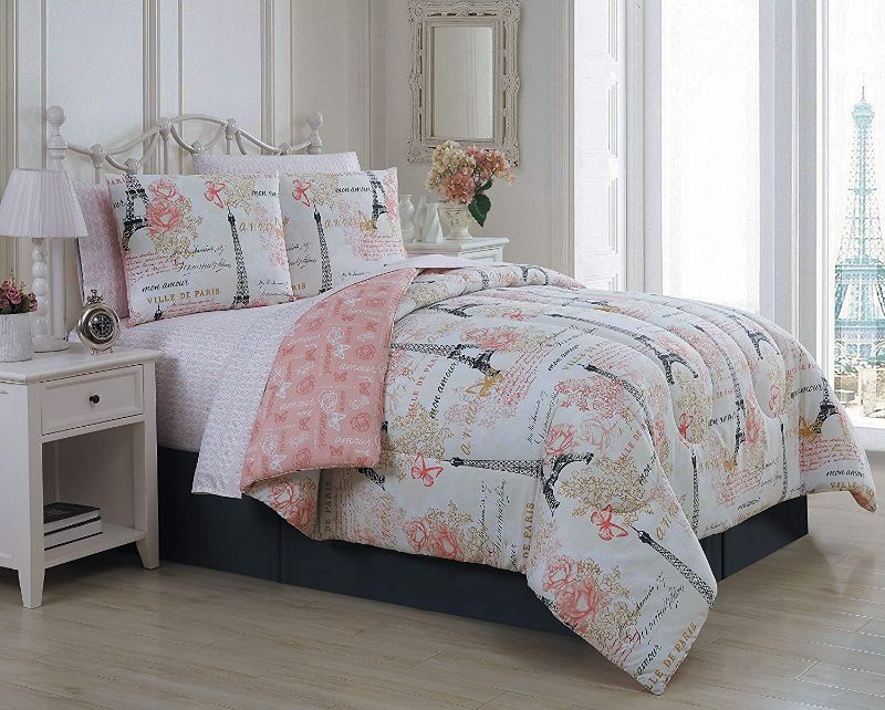 Photo 1 of Avondale Manor Amour  Comforter Set, Queen, Pink
