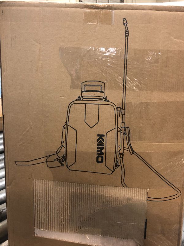 Photo 7 of KIMO 3-Gallon Pump Sprayer, Cordless Electric Garden Sprayer, W/ 2.0Ah Battery Electric Backpack Weed Sprayer
