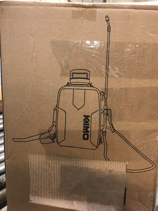Photo 1 of KIMO 3-Gallon Pump Sprayer, Cordless Electric Garden Sprayer, W/ 2.0Ah Battery Electric Backpack Weed Sprayer
