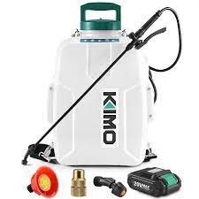 Photo 1 of KIMO 3-Gallon Pump Sprayer, Cordless Electric Garden Sprayer, W/ 2.0Ah Battery Electric Backpack Weed Sprayer
