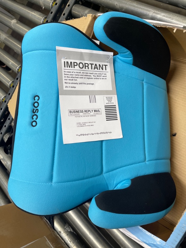 Photo 2 of Cosco Topside Backless Booster Car Seat, Turquoise, MINIMAL USE 