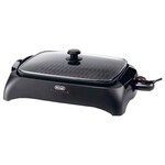 Photo 1 of **SOLD FOR PARTS ONLY**De'Longhi - Indoor Grill with Tempered Glass Lid - Black
