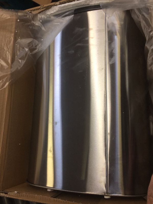 Photo 1 of 13 GAL STAINLESS STEEL TRASH CAN 