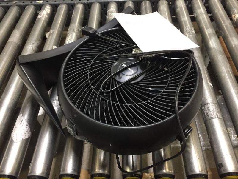 Photo 2 of 12 in. 3 Speed Whole Room Circulator Floor Fan