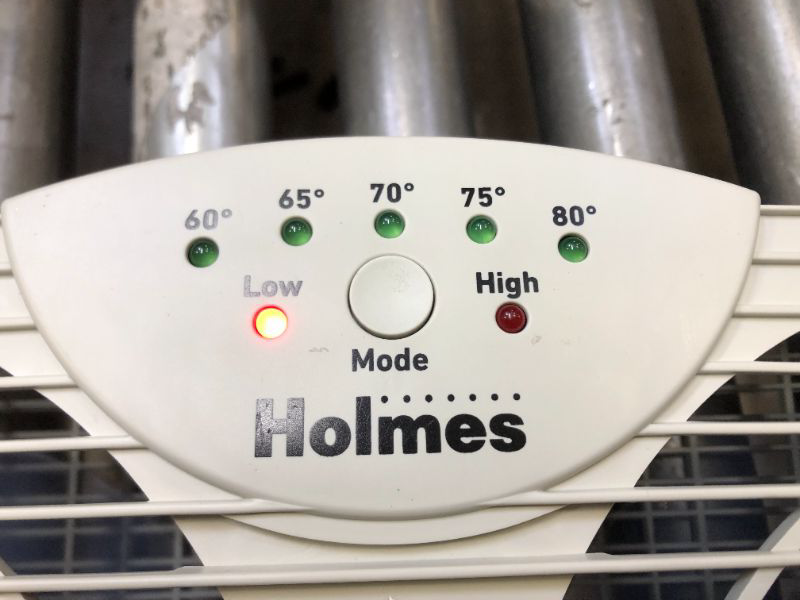 Photo 3 of Holmes Dual Blade Digital Window Fan with Programmable Thermostat Control *** ITEM HAS SOME WEAR FROM PRIOR USE ***