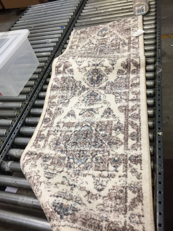 Photo 1 of APPROX 2 X 6 FT RUNNER RUG, DIRTY FROM NOT BEING PACKAGED
