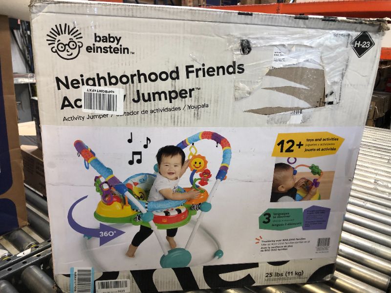 Photo 2 of Baby Einstein Neighborhood Friends Activity Jumper with Lights and Melodies  *** ITEM HAS LOOSE HARDWARE ***
