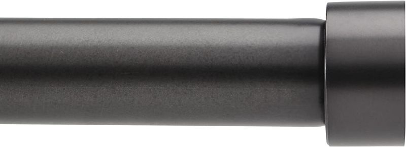 Photo 1 of 
Umbra Cappa 1-Inch Curtain Rod, Includes 2 Matching Finials, Brackets & Hardware, 36 to 66, Black
