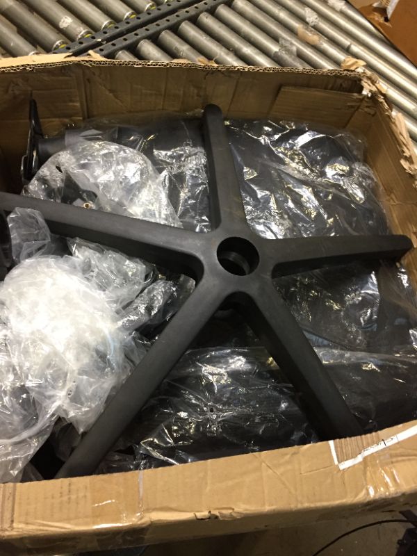 Photo 1 of black rolling chair