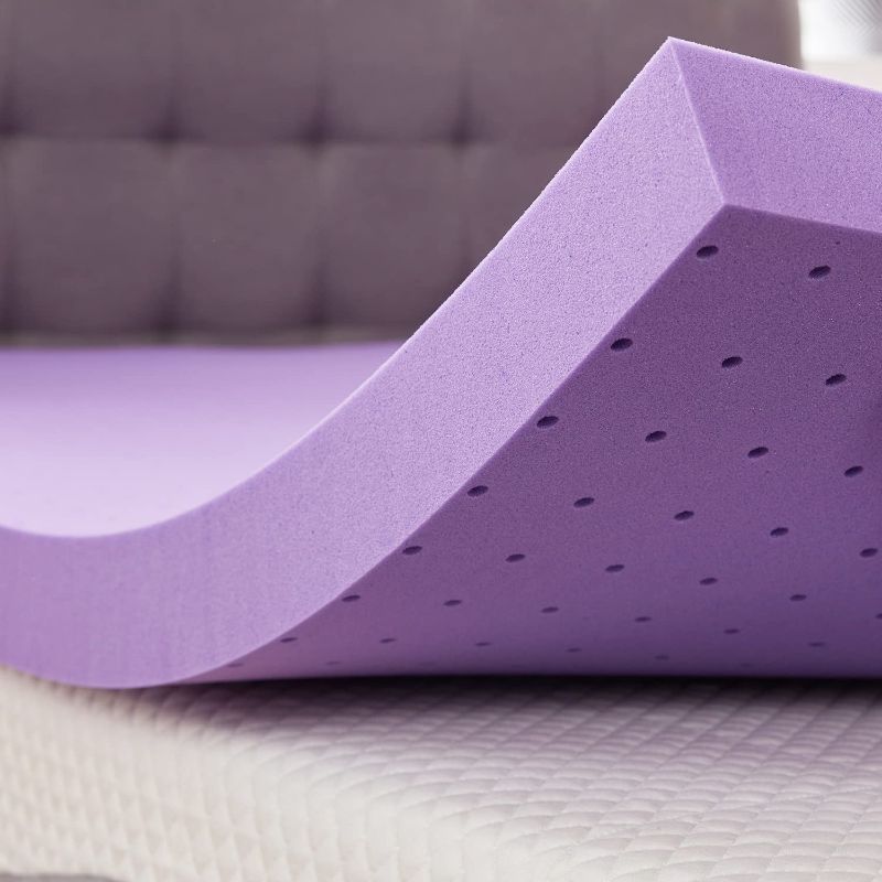 Photo 1 of 3 Inch Gel Memory Foam Mattress--(PURPLE) (BED SIZE: FULL)