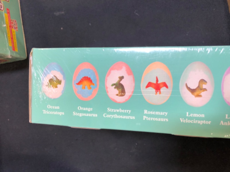 Photo 2 of Bath Bombs for Kids with Surprise Toys Inside, Dinosaur Bath Bombs Gift Set (XL Size 6 Pack)  -- Factory Sealed --
