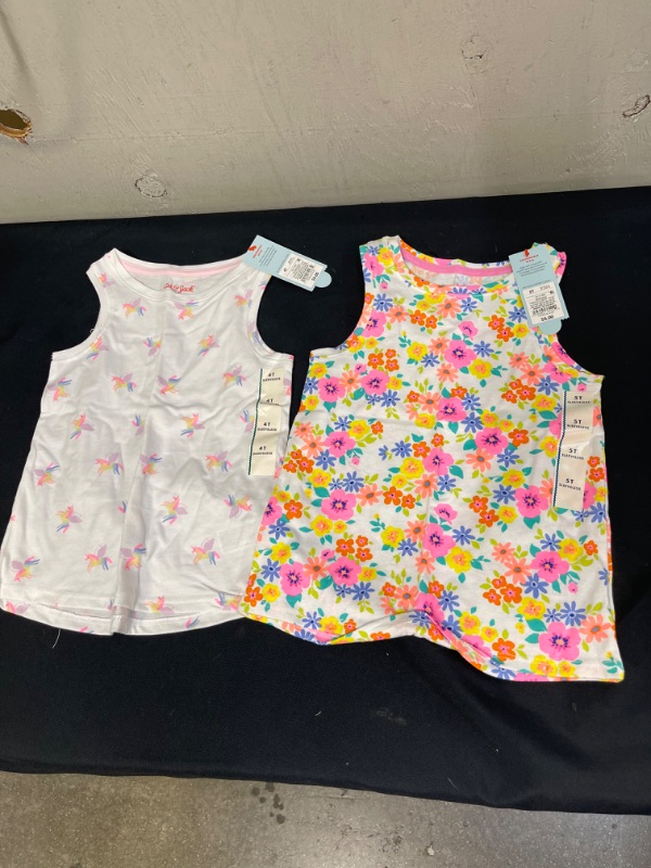 Photo 1 of 4t and 5t girls tank top 