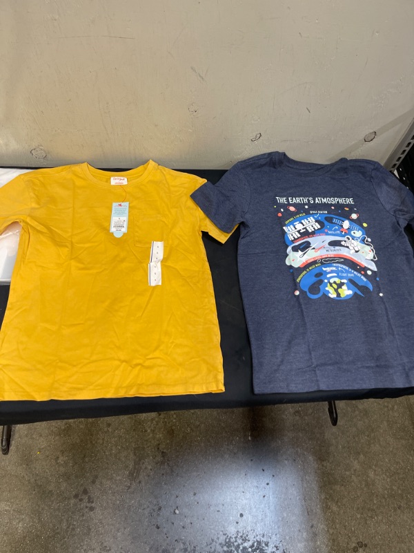 Photo 1 of 2 BOYS SHIRTS YELLOW IS LARGE BLUE IS XL