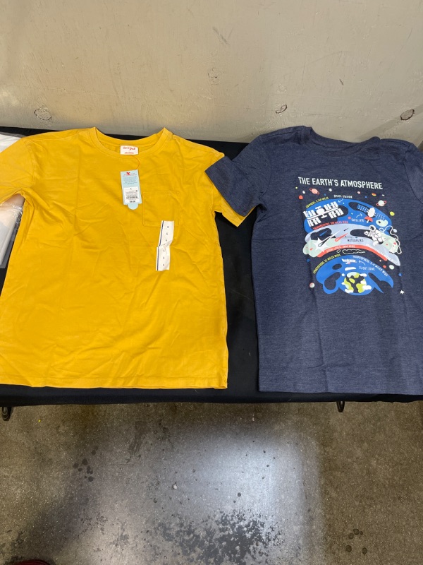 Photo 1 of 2 BOYS SHIRTS YELLOW IS LARGE BLUE IS XL