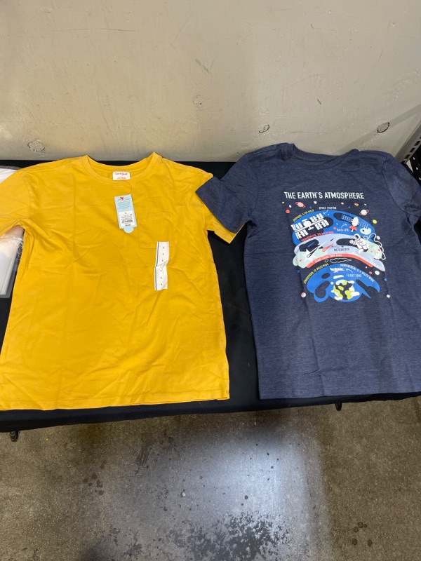 Photo 1 of 2 BOYS SHIRTS YELLOW IS LARGE BLUE IS XL