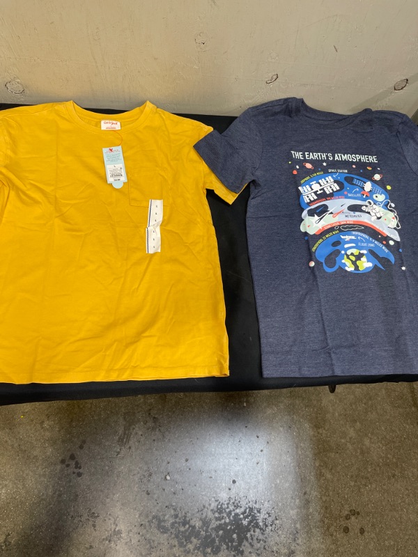 Photo 1 of 2 BOYS SHIRTS YELLOW IS LARGE BLUE IS XL