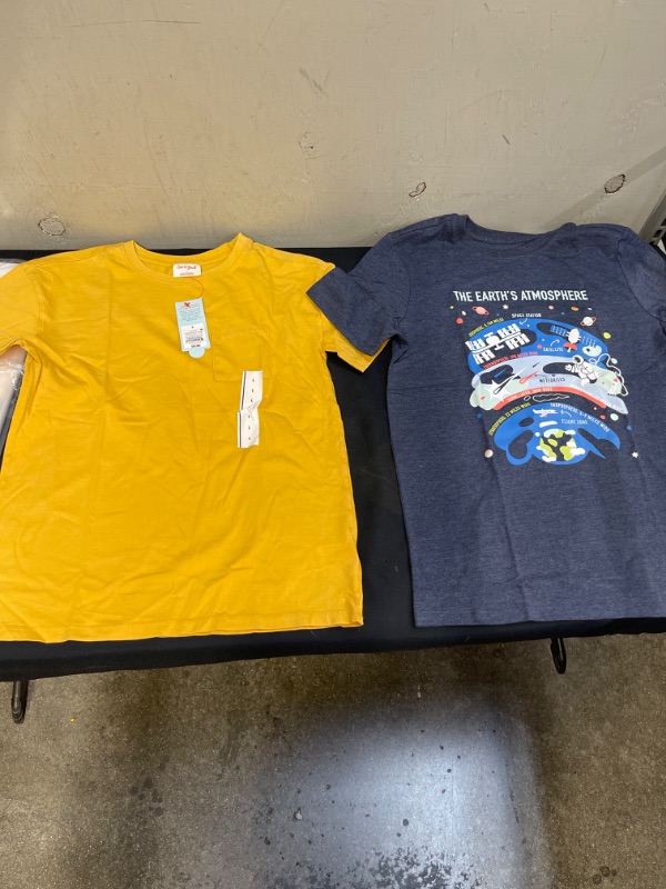 Photo 1 of 2 BOYS SHIRTS YELLOW IS LARGE BLUE IS XL