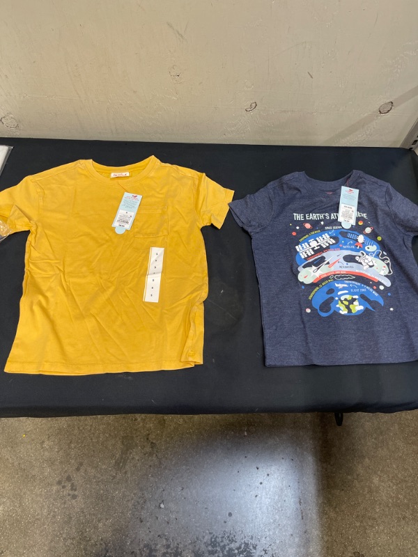 Photo 1 of 2 BOYS SHIRTS YELLOW IS SMALL  BLUE IS XS