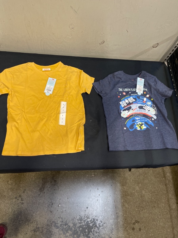 Photo 1 of 2 BOYS SHIRTS YELLOW IS SMALL  BLUE IS XS