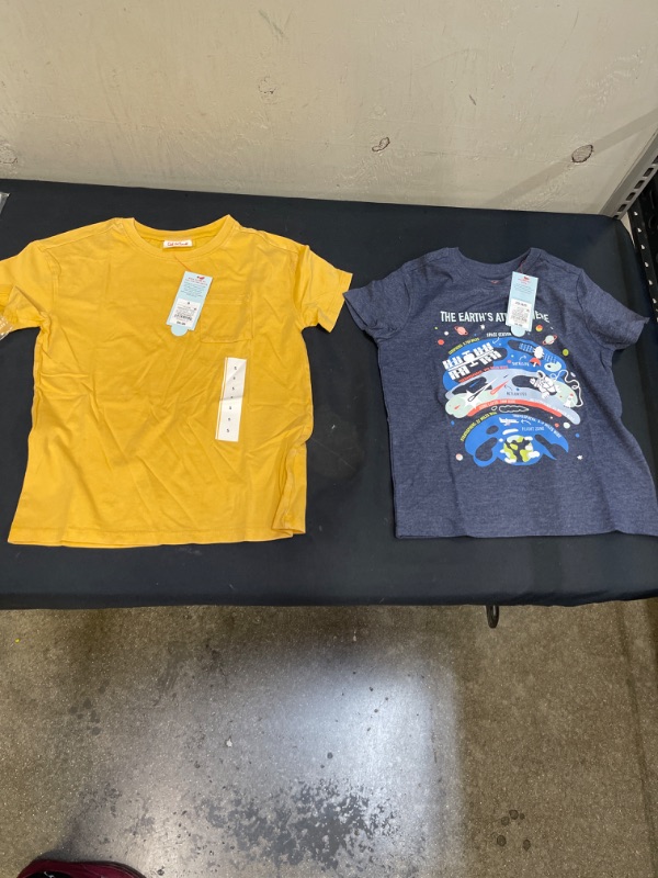 Photo 1 of 2 BOYS SHIRTS YELLOW IS SMALL  BLUE IS XS