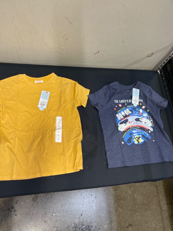 Photo 1 of 2 BOYS SHIRTS YELLOW IS SMALL  BLUE IS XS