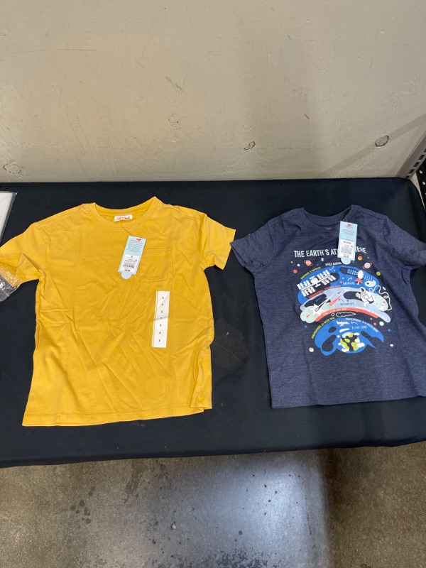 Photo 1 of 2 BOYS SHIRTS YELLOW IS SMALL  BLUE IS XS