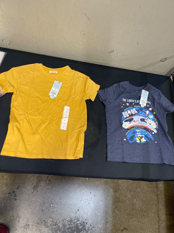 Photo 1 of 2 BOYS SHIRTS YELLOW IS SMALL  BLUE IS XS