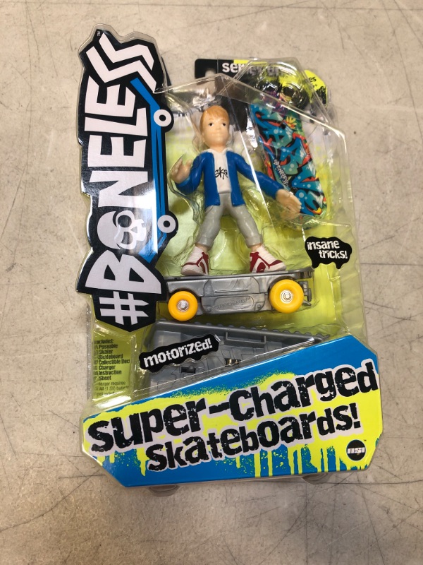 Photo 2 of #Boneless Super-Charged Mini Toy Stunt Skateboard with Poseable Skater - Ryan
