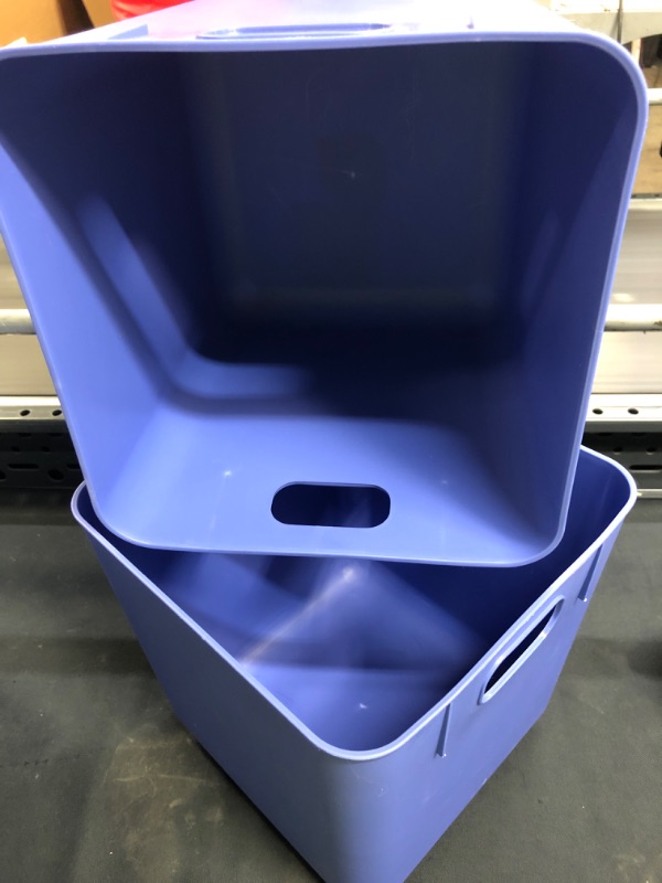 Photo 1 of 2 Count Blue Bins 