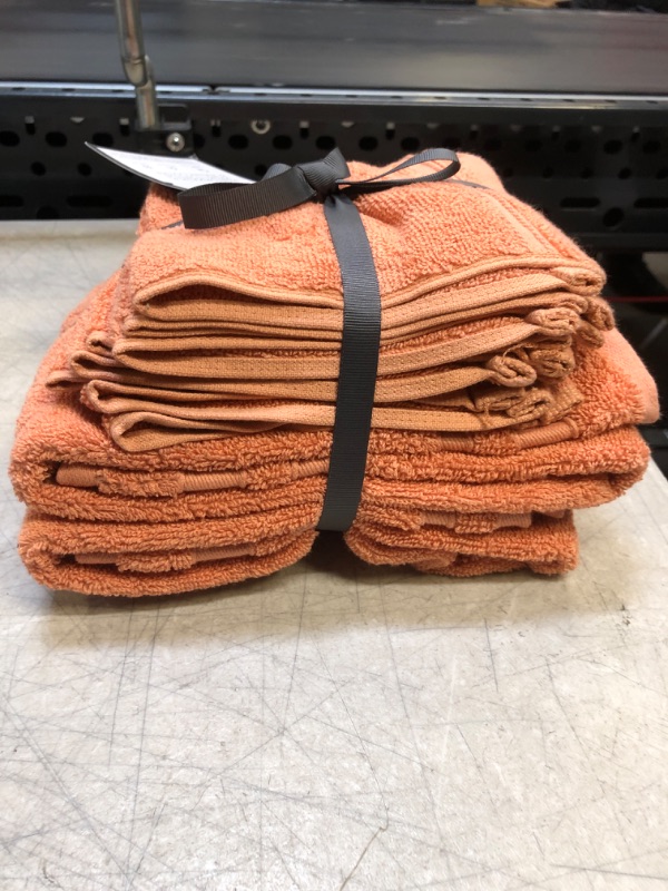 Photo 3 of 6pc Performance Towel Set Coral - Threshold  (2 hand towels --washcloth)